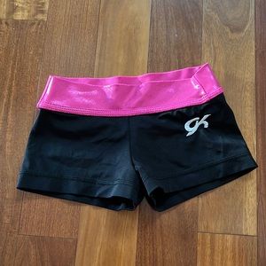 GK Elite gymnastics workout shorts, Child XS